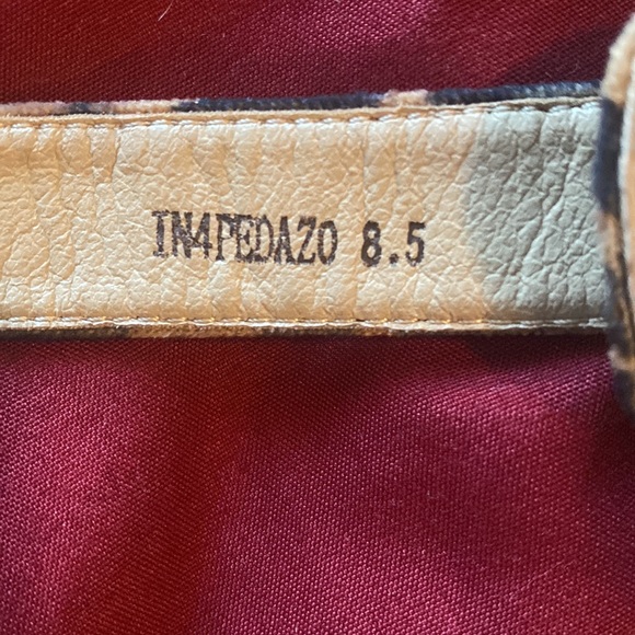 Bronze infused leopard print heels! - Picture 6 of 6